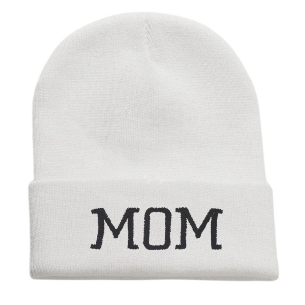 クラシックな親子お揃いママパパビーニーハット、折り返し付きソ - Beanie Cuffed Knit のレビューと価格