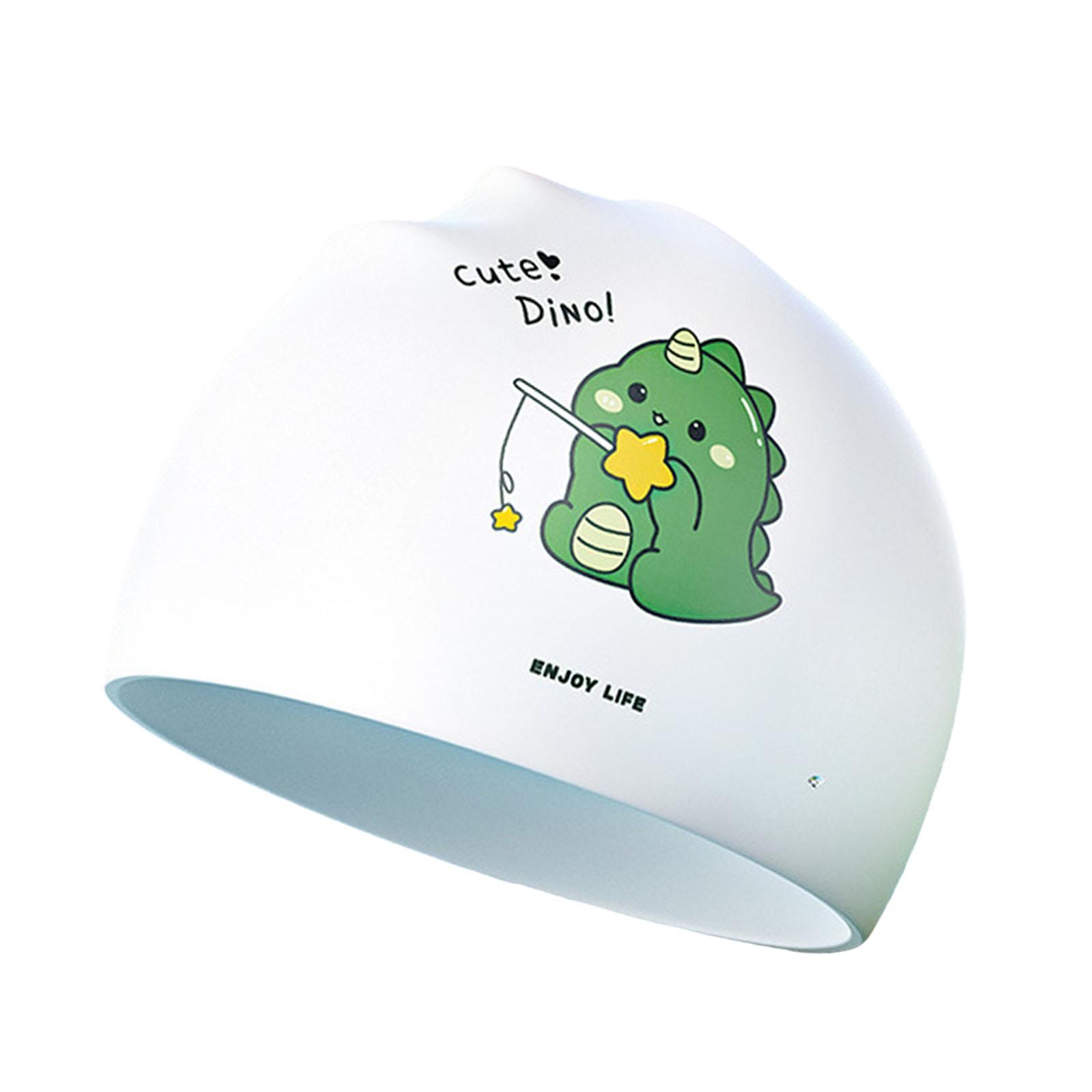 子供用水泳帽子 男の子 女の子用 ポータブル耳保護 柔軟なシ - Swim Hat Silicone のレビューと価格